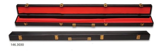 Billardkoffer 127 cm fr 3/4 Snookerqueues - passend fr 2 Oberteile und 1 Unterteil